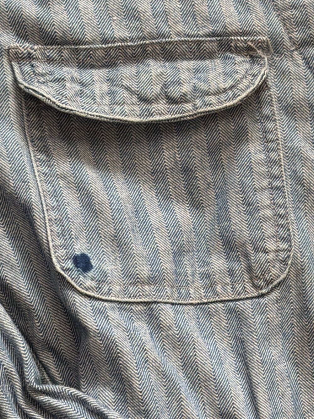 VTG Big Mac Penneys HBT Work Coveralls Herringbone Twill Scovill Zip Sanforized - Picture 10 of 13